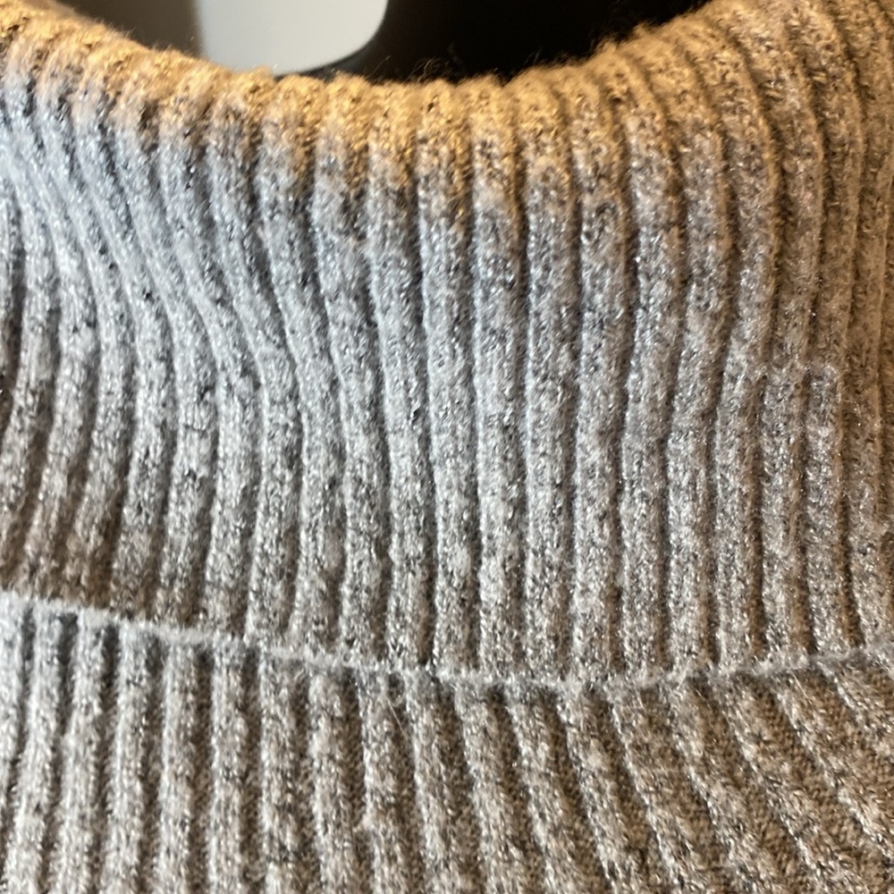 Jason Maxwell Heather gray Cowl Neck Cozy Gray Sweater 2x - Picture 3 of 7